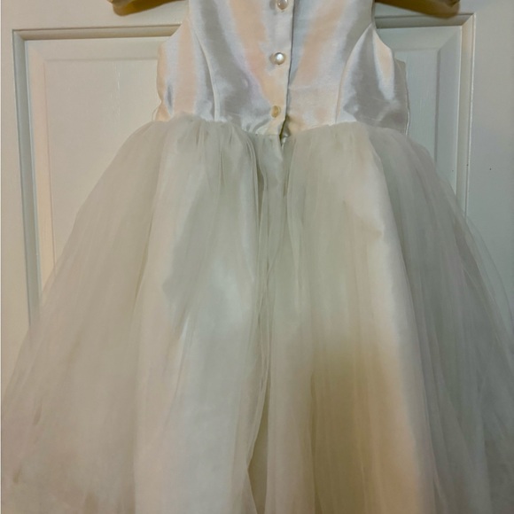 Girl’s Bridal Ivory Kids Formal Flower Girl Dress 🌸 - Picture 7 of 9